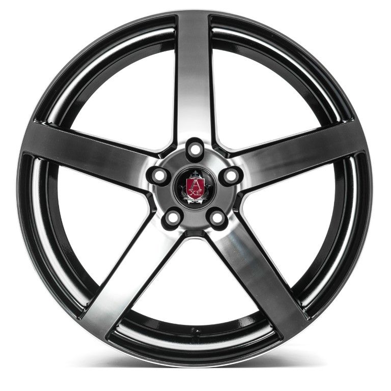 Axe Wheels<br>EX18 - Black Polished (18x8)